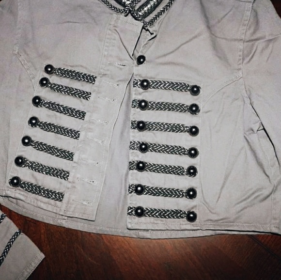 (New) Military Style Gray Jacket by Millau - Picture 2 of 5